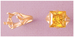 Gemstone Settings, Gold, Silver, Jewelry, Rings, Pendants, Earrings, Custom Made